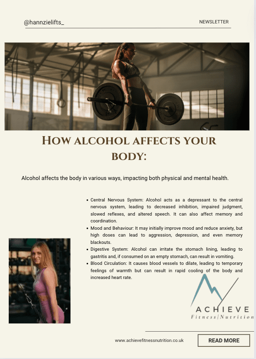 How alcohol Affects You